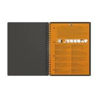 METTINGBOOK A4+ 160 pages 90g petits carreaux couverture polypro - OXFORD