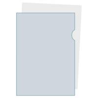 Paquet de 10 Pochettes coins A4 PP 0,12 mm Transparent lisse