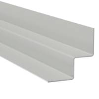 Profilé d'angle intérieur alu blanc arctique - Gedimat - JAMES HARDIE
