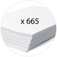 Classeur à levier papier marbre gris dos de 70mm - avec perforateur - A4 - Dos Gris