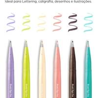 PentelArts Stylo feutre Brush Sign Pen SES15, vert citron