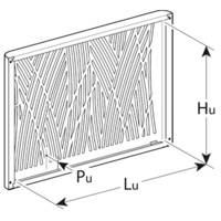 Face arrière pour cache climatiseur BROUSSE taille M - Gedimat