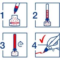 Etui de 4 Marqueur pour Tableaux blancs 663 Assorti 1-5 mm