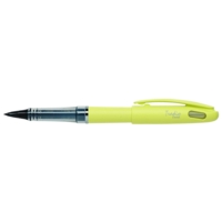 Feutre Plume Tradio TRJ97 encre Noire Corps pastel Mimosa - Pentel