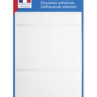 42 Etiquettes multifonctions, 25 x 50 mm, blanche - Apli-Agipa
