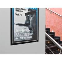 Cadre D'affichage Adhésif et Magnétique DURAFRAME A3 Noir