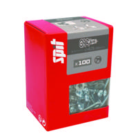 Cheville autoforeuse Zamak+vis TR D4.5x35mm - Gedimat - SPIT