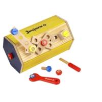 Caisse a outils en bois - Transportable - JEUJURA