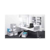 Pack de 10 Conteneurs d'archives avec couvercle A4 Gris