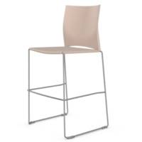 Tabouret de bar BEW assise et dossier - Mobilier - Collectivité