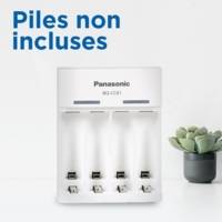 Eneloop Chargeur Basic USB BQ-CC61 pour AA/AAA Sans Accus