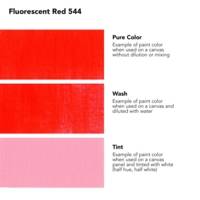 Flacon 500ml Peinture Acrylique System Rouge Fluorescent - DALER ROWNEY