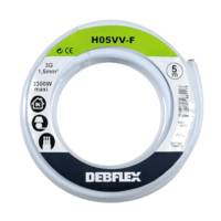 Câble HO5VV-F 3g1,5mm² gris - Gedimat - DEBFLEX