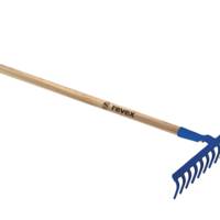 Râteau à douille forgée 16 dents courbés sans manche largeur du peigne 460mm - Gedimat - REVEX