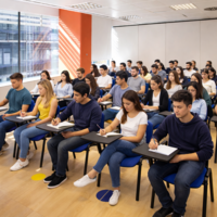 Chaise LISO 4 pieds polyvalente tissu avec tablette – ArtProg