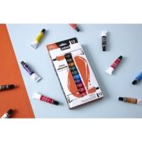 Etui de 12 tubes de gouache 12ML