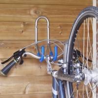 Crochet mural gainé pour 1 vélo - 190mm - Gedimat - MOTTEZ