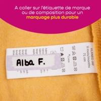 Sachet de 36 étiquettes vêtements génériques - 45 x 13 mm