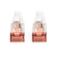 Câble patch RJ45 LSOH AWG 27/7 CAT 6 S/FTP Blindé Bt Rouge 1,5 m Gris - DIGITUS