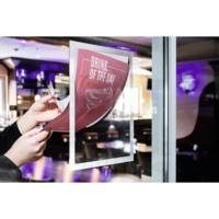 Sachet 2 Cadres DURAFRAME SUN A4 Vitrostatique Argent métallisé