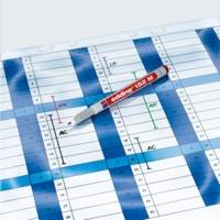 Feutre non Permanent 152 m Etui de 4 Assorti 1 mm - EDDING