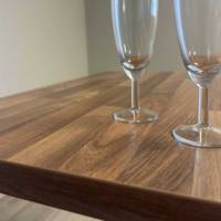 Plateau de table rectangle Noyer Lamellé - RestooTab