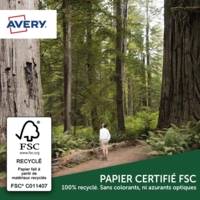 Boîte de 400 étiquettes adresse laser recyclées blanc 99,1 x 139 mm