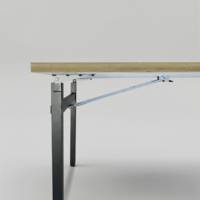 Table pliable Tambu 160x80cm chêne delano - intérieur - RestooTab