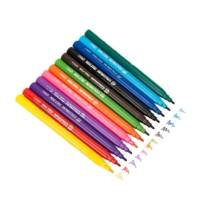 Pochette 18 Feutres ColoRun encre lavable pointe 2.0mm 18 couleurs - DELI