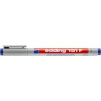 Stylo Feutre Non Permanent 151F Bleu Pointe Fine 0,6 mm - EDDING