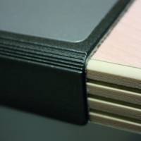 Sous-main Rectangulaire avec Rebord de Protection et Rabat Transparent 65 x 50 cm Noir - DURABLE