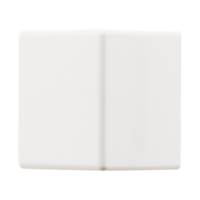 Raccord d'angle de mur extérieur blanc pour moulure 20x10mm - Gedimat - ZENITECH