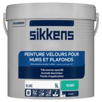 Peinture murs et plafonds VELOURS blanc - Gedimat - SIKKENS ARTISANS
