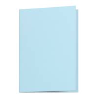 Etui de 5 cartes pliées Grain de Pollen 148,5x210 bleu celeste