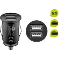 Chargeur de Voiture Dual-USB (12 W) 12 W max. 2,4 A (12/24 V) 2x USB