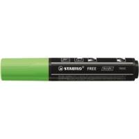 Marqueur pointe large FREE acrylic T800C vert clair - STABILO