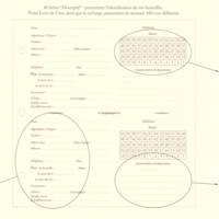 Livre de cave à Anneaux et recharge 230X245 mm Bordeaux