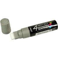 Marqueur peinture 4ARTIST pointe biseau 15 mm ARGENT