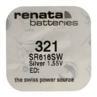 Pile bouton Silver Oxyde 321  / SR616 SW  0% Mercure 1,55V