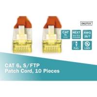 Pack de 10 Câble de brassage CAT 6A S/FTP 3m Rouge
