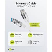 Câble Ethernet USB-A 3.0 vers RJ45, 1,5 m