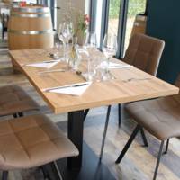Plateau de table 60x60cm Chene Armor - RestooTab