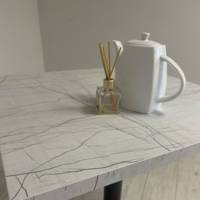 Table pied noir 70x70cm maia - intérieur - RestooTab