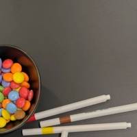 Plateau de table Ø70cm Noir - RestooTab