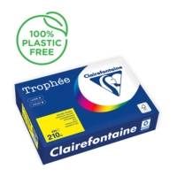 Ramette Papier FSC A4 210g 250 Feuilles jaune soleil