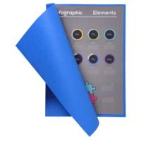 Paquet de 100 chemises FLASH 220 100% recyclé - 24x32cm - Couleurs assorties