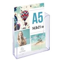 Distributeur de prospectus vertical A5 - Cristal