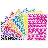 768 gommettes triangles - 8 planches