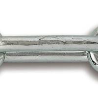 Chaîne soudée maille longue acier zingué D4,5mm charge de travail 125kg - Gedimat - CHAPUIS