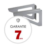 Equerre murale pour boites aux lettres gris RAL 7016 - Gedimat - RENZ